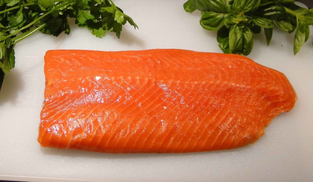 sockeye or red salmon is an excellent source of vitamin D3 and healthy omega-3 fats