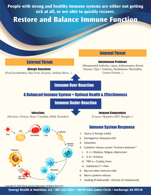 Immune Balance Illustrated With Solutions